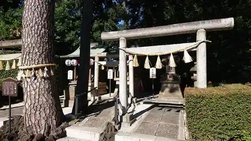 中野沼袋氷川神社の鳥居