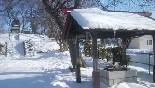 斜里神社の手水