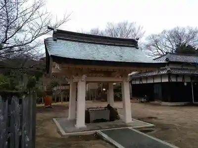 津島社（大草津島神社）の手水舎