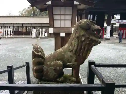 阿蘇神社の狛犬