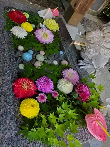 滑川神社 - 仕事と子どもの守り神の手水舎