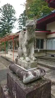 正一位 若草稲荷神社の狛犬