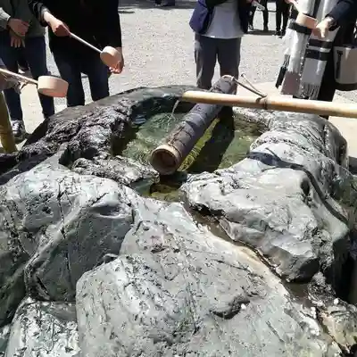 中尊寺の手水舎