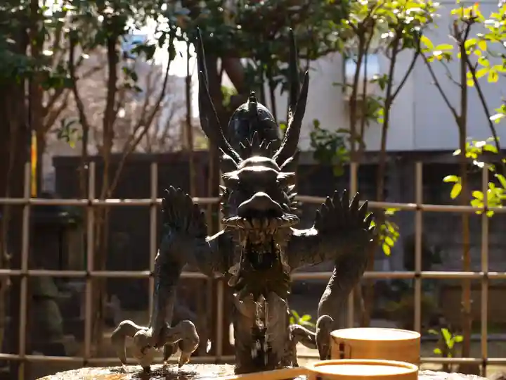 亀戸 香取神社の手水舎