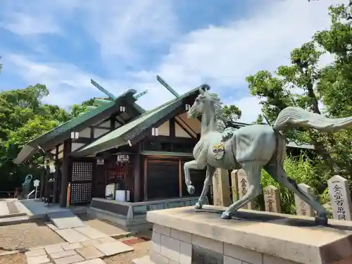 和田神社の狛犬