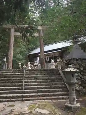 川上山若宮八幡宮の鳥居