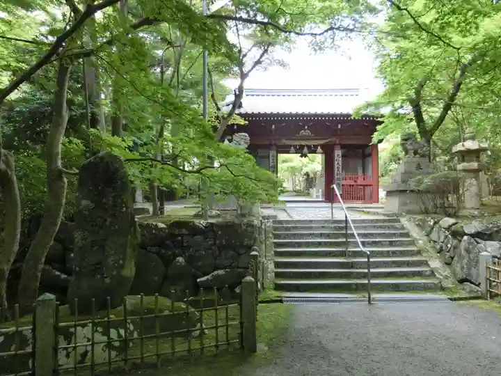 神峯山寺の山門・神門