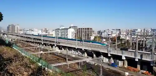 向陵稲荷神社の周辺