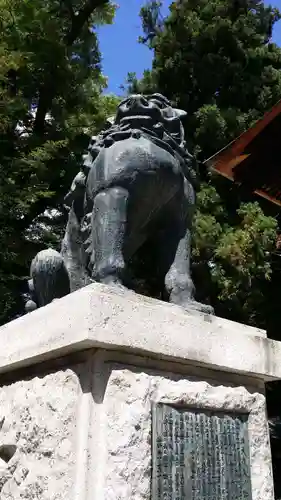 諏訪大社下社秋宮の狛犬