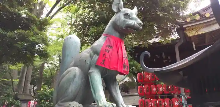 豊川稲荷東京別院の狛犬