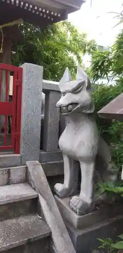 堀切天祖神社の狛犬