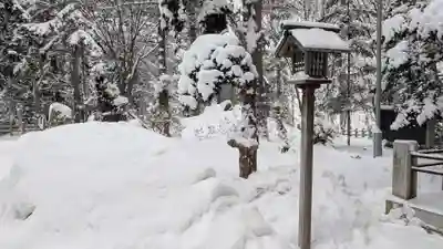 旭川天満宮の庭園