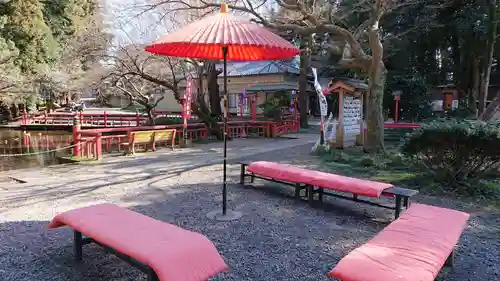 間々田八幡宮の庭園