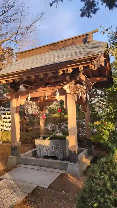 鏡石鹿嶋神社 *安産・開運・勝利の神さま*の手水舎