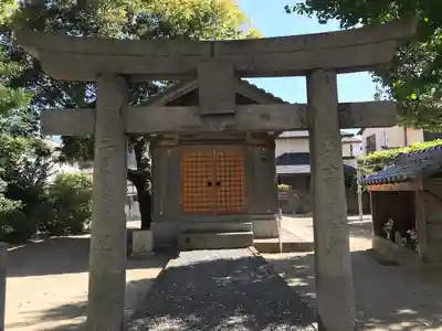 米山弁財天(筥崎宮境外末社)の鳥居