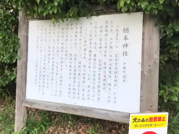 雲甘寺坐楢本神社の歴史