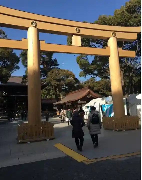明治神宮の鳥居