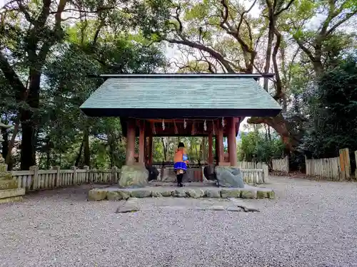 伊曽乃神社の手水舎