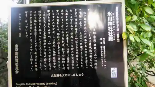 赤坂氷川神社の歴史