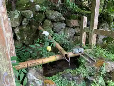 明通寺の手水舎