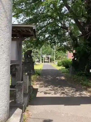 平出雷電神社の鳥居
