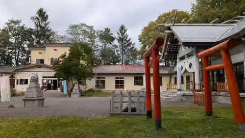 名寄神社の庭園