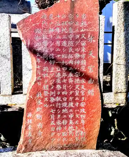 水天宮社の歴史