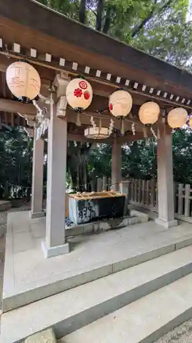 検見川神社の手水舎