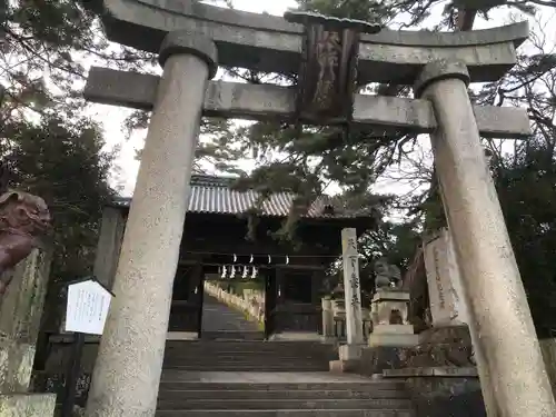 琴彈八幡宮の鳥居