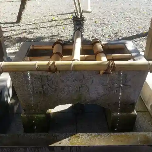 町田天満宮の手水舎