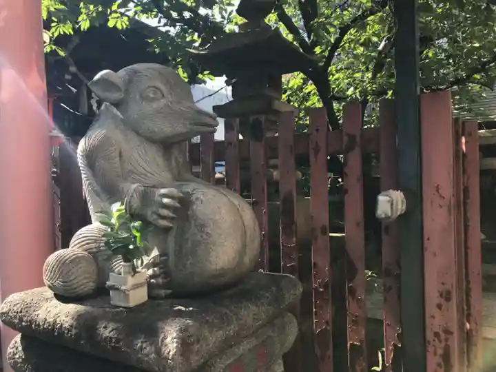 柳森神社の狛犬