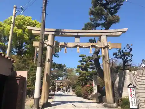 阿部野神社の鳥居