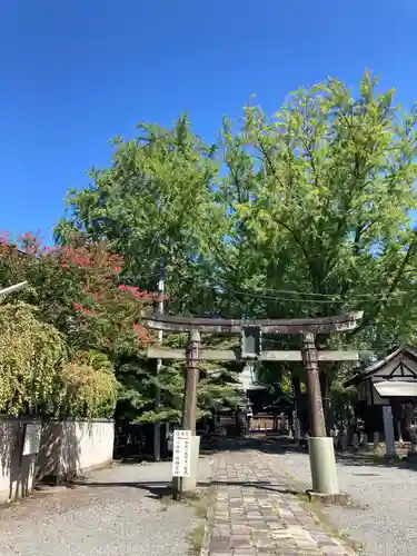 桐生天満宮の鳥居