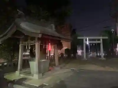 諏訪神社の手水舎