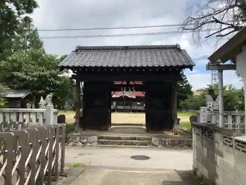 神部神社の山門