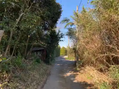 神社（名称不明）の周辺