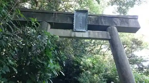 山王大日神社の鳥居