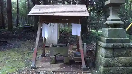 柏田神社の手水舎