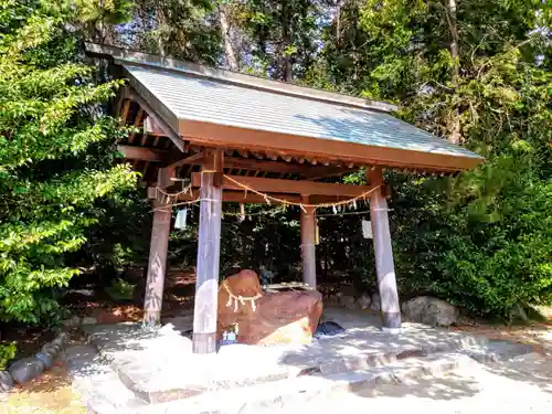 若宮八幡社（力長町）の手水舎