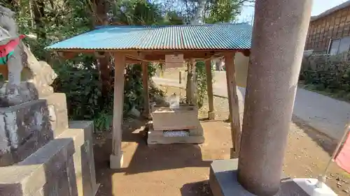 富里香取神社の手水舎