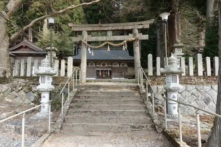 田口水分神社の鳥居