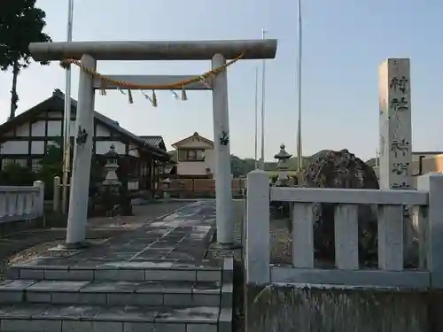 神明神社の鳥居