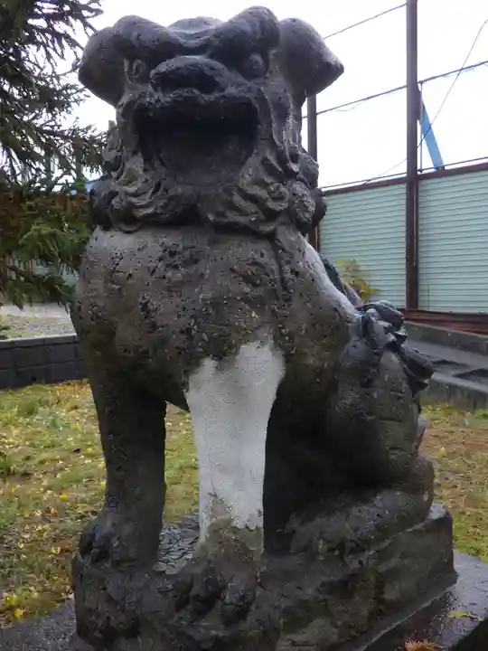 樺戸神社の狛犬