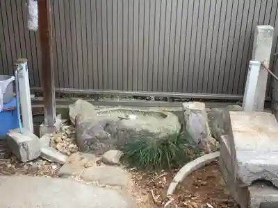 首塚社の手水舎