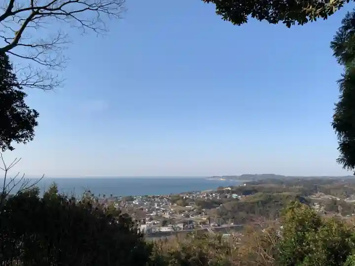妙見神社の景色