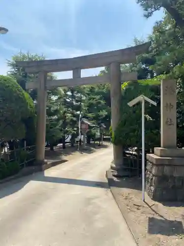 湊神社の鳥居