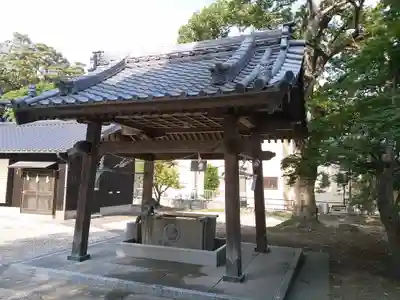 八幡宮（長瀬八幡宮）の手水舎