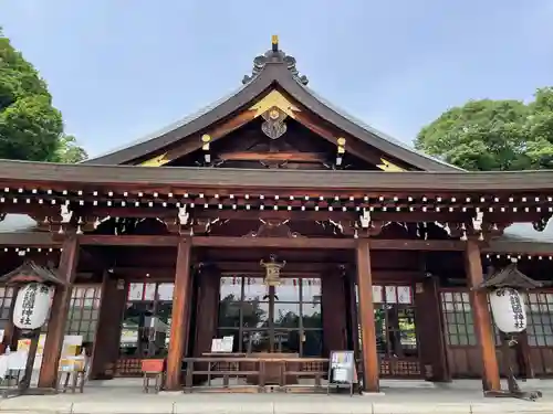 群馬県護国神社の本殿・本堂