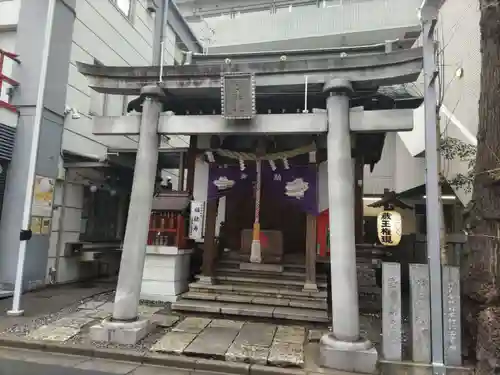 大井蔵王権現神社の鳥居