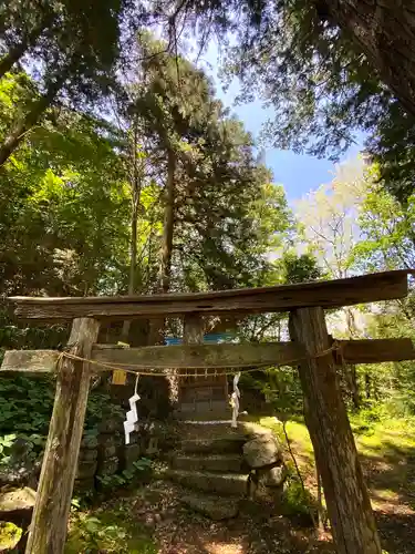 子檀嶺神社の鳥居